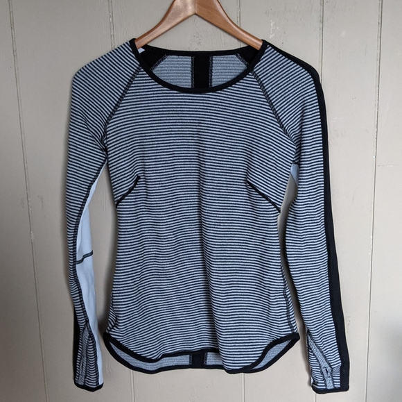 lululemon athletica Tops - Lululemon long sleeve shirt with stripe
